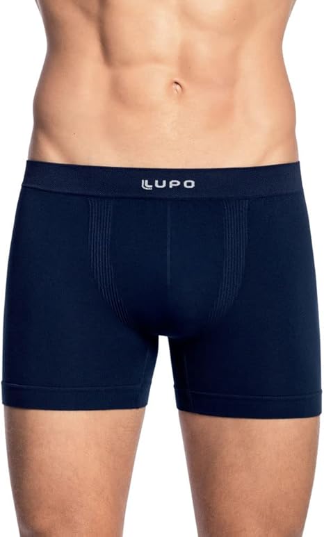 Lupo 00661-001P Micro Modal Men's Seamless Boxer Briefs — main product image