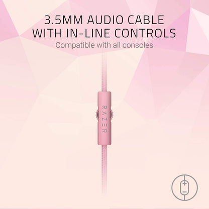 Razer RZ04-02830300-R3M1 Kraken Quartz Pink Gaming Headset