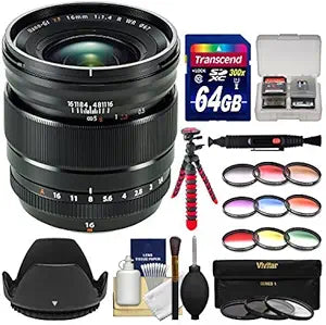 Fujifilm K-94132-03 16mm f/1.4 Lens Bundle