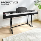 SKAEHP 88-Key Weighted Hammer-Action Digital Piano Bundle