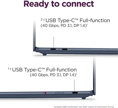 Lenovo 83ED Yoga Slim 7 Laptop Snapdragon X Elite - Cosmic Blue