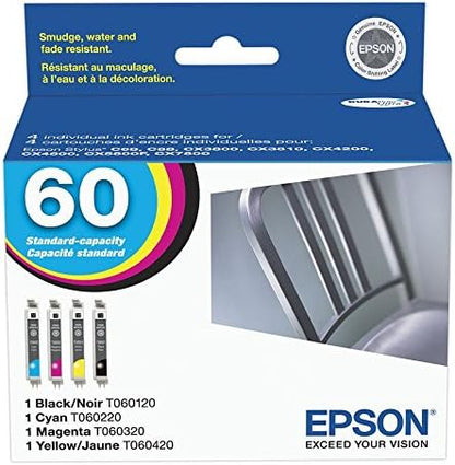 Epson T060120-BCS DURABrite Standard Capacity Ink Combo Pack
