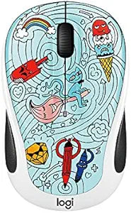 Logitech 910-005027 M325C Wireless Mouse, Bae-Bee Blue