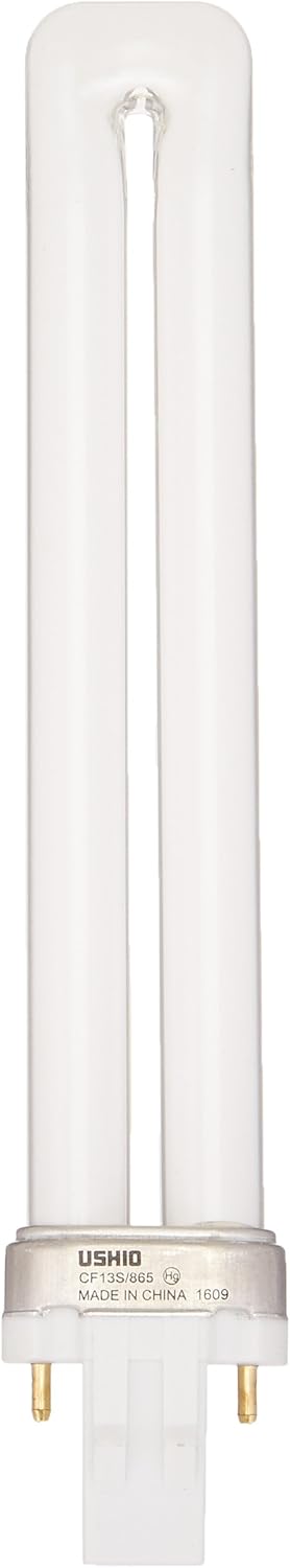 Ushio BC8829 CF13S/865 13W GX23 CFL Bulb 6500K