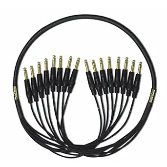 Mogami GOLD 8 TRSTRS-15 Audio Snake Cable, 8-Channel, 15 Foot