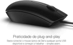 Dell MS116-BK USB Optical Mouse - Black