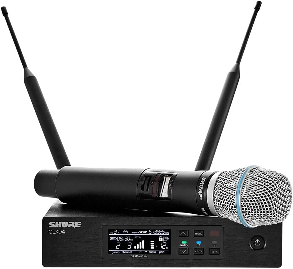 Shure QLXD24/B87A-X52 QLXD Handheld Wireless Supercardioid Microphone System