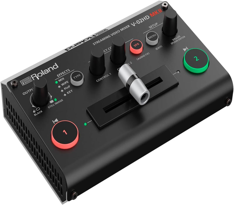 Roland V-02HD MK II Streaming Video Mixer Two-Camera Solution — main product image