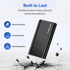 DIUOTECT 128GB USB-C Portable External Drive