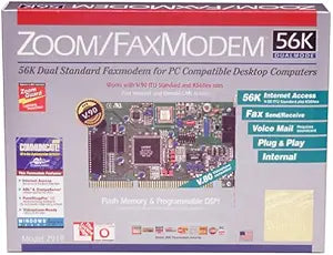 Zoom 29190000L 56K/14.4K V90 K56 Flex ISA Modem