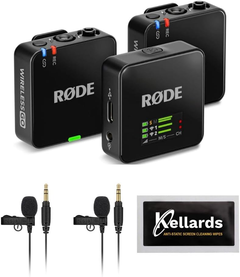 Rode WIGOGEN3 Wireless GO (Gen 3) Dual Lavalier Mic System