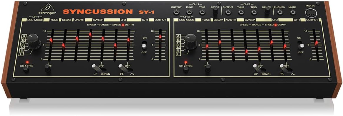 Behringer 0718-ABL86-US1 SYNCUSSION SY-1 Analog Percussion Synthesizer