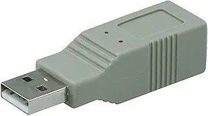Monoprice 100363 USB 2.0 A Male/B Female Adapters: 2-Pack — main product image
