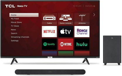 TCL 50" TV & Alto 8i Sound Bar Combo