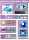 Lenovo 2026 24-Inch FHD All-in-One Desktop
