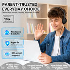 Wensdo USB-C Classroom Headphones, 20-Pack On-Ear Student Set