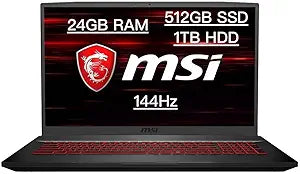 MSI GF75-10300H 17.3" FHD Gaming Laptop GTX 1650Ti
