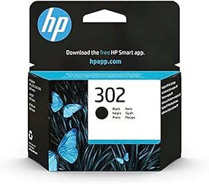 HP F6U66AE 302 Black Ink Cartridge — main product image