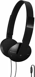 Sony DR-320DPV/BLK PC Audio Headset Black Computer Headphones