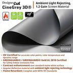 Elite Screens RM-135H-CINEGREY3D 135