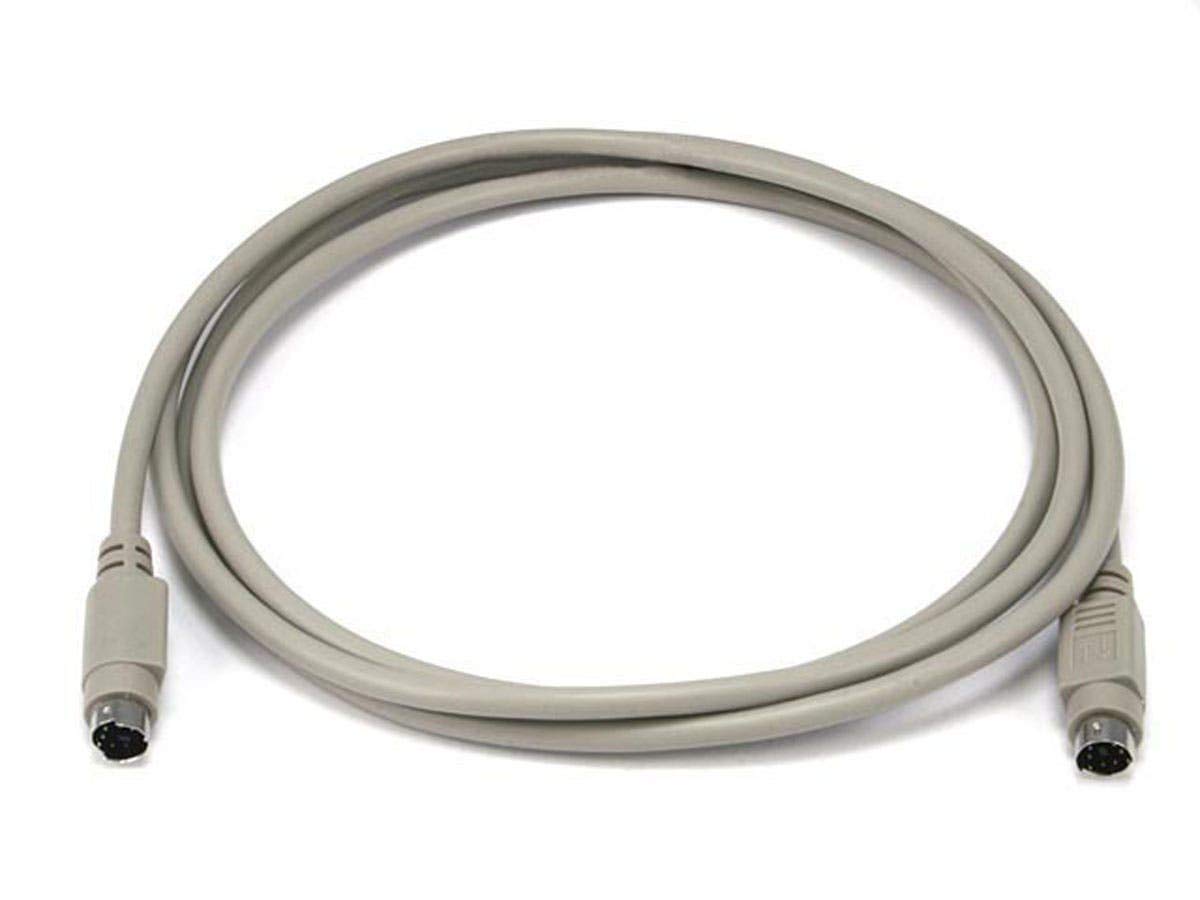 Monoprice 100092 PS/2 MDIN-6 Male to Male Cable 6ft