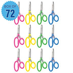 Westcott 500-14596-233 Kids X-Ray Scissors 5-Inch Blunt (72-Pack)