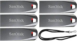 SanDisk SDCZ71-016G Cruzer Force - 16GB USB 2.0 Flash Drive 5-Pack