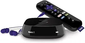 Roku 4230XB 3 Streaming Media Player with Voice Search (Renewed)