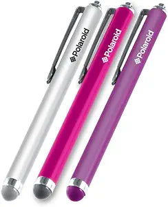 Polaroid PAC1603SPP 3-in-1 Universal Stylus Silver Pink Purple
