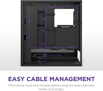 NZXT H5 Flow Black Compact ATX Gaming Case