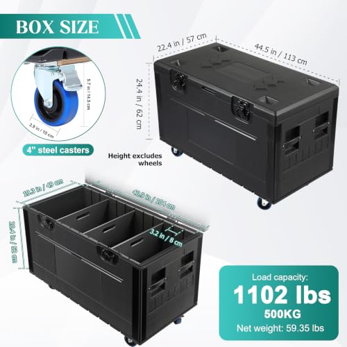 SUPVOX Rolling Road Case with 360° Wheels and Waterproof Trunk — main product image