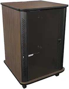 Middle Atlantic RFR-2028TR 20U Mobile Equipment Rack Teak