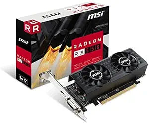 MSI Gaming Radeon RX 550 2GB GDDR5 Graphics Card Renewed