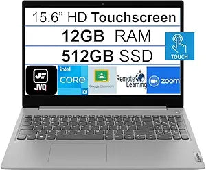 Lenovo 15 i3 Touchscreen Laptop 12GB 512GB SSD — main product image