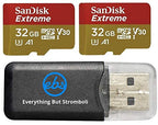 SanDisk SDSQXAF-032G 32GB Extreme Micro SD Card (2-Pack)
