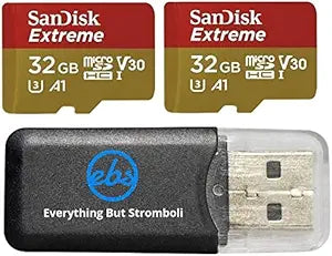 SanDisk Extreme 32GB MicroSD 2-Pack 4K Memory Card