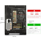 WIWB Ryzen 7 Gaming Desktop PC with GeForce RTX 3050