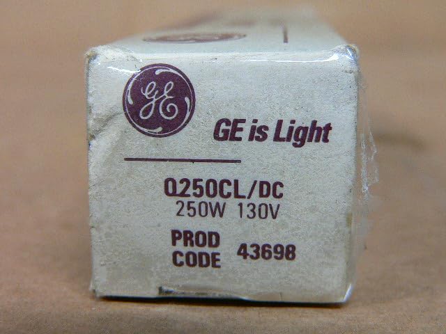 GE 43699 250W 125V Clear Incandescent Lamp