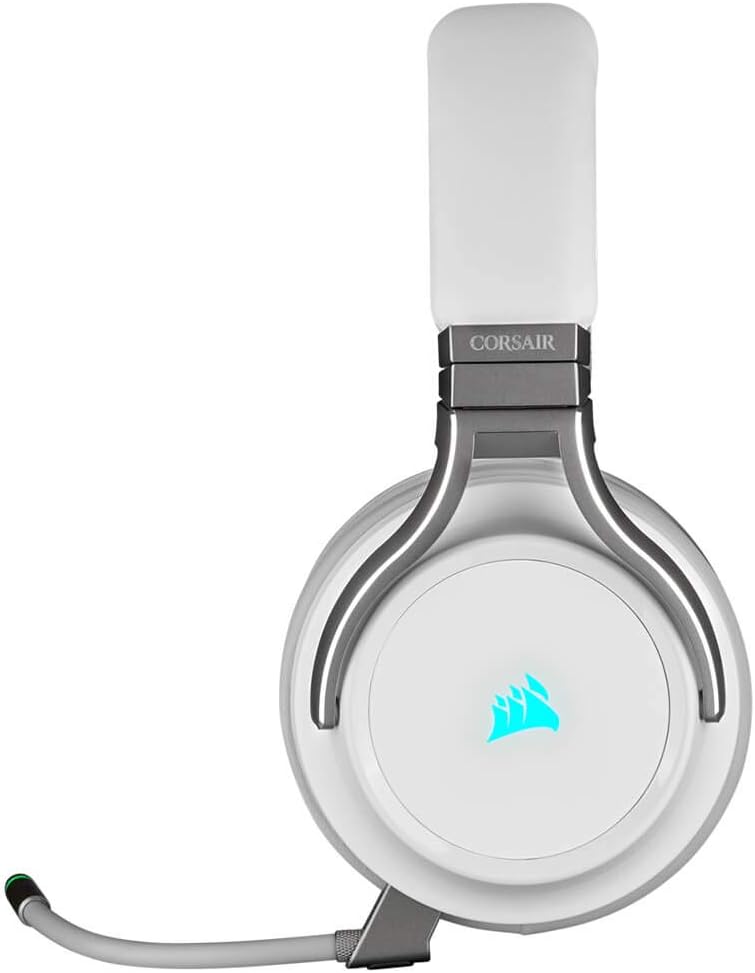 Corsair CA-9011186-NA Virtuoso RGB Wireless Gaming Headset White