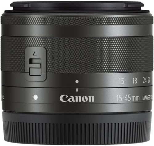 Canon 0572C002 EF-M 15-45mm STM Lens Kit (Renewed)