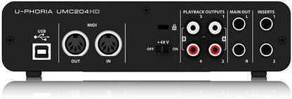 Behringer UMC204HD U-Phoria USB Audio MIDI Interface