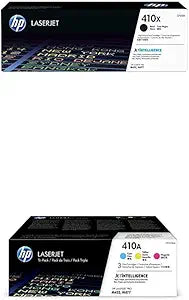 HP 410A-X CF410X Toner Cartridge Bundle CMYK