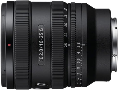 Sony SEL1625G: FE 16-25mm f/2.8 G Wide Zoom Lens