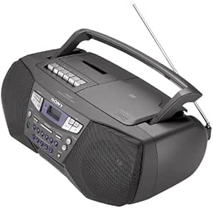 Sony CFDS22 Portable CD Cassette Boombox (Black)