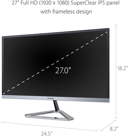 ViewSonic VX2776-SMHD 27 Inch 1080p IPS Monitor with FreeSync