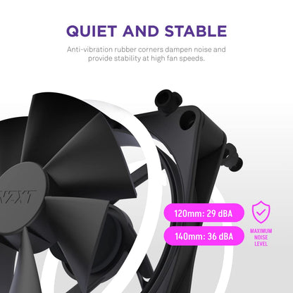 NZXT RF-D12TF-B1 F120 RGB Duo 120mm Fan 3-Pack
