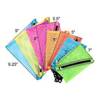 Vaultz VZ00321 Mesh Zipper Pouch Set, 3-Pack
