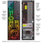 AXOII RGB Renewed Gaming Desktop PC and 24-Inch Monitor Bundle
