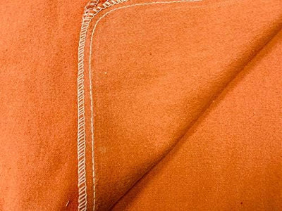 Atlas Auto Fender Cover and Seat Protector: Peachy-Orange Cotton 4-Piece