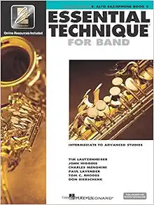 Hal Leonard Essential Technique Band Saxophone Book Online — main product image